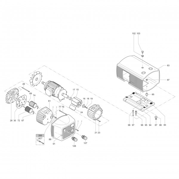 X 4.16 DV, single-phase AC (single-phase AC)